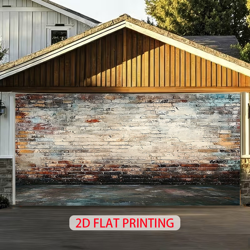 Rustic Vintage Brick Wall Backdrop Banner